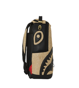 Zaino Shark In Raffia Beige Sprayground