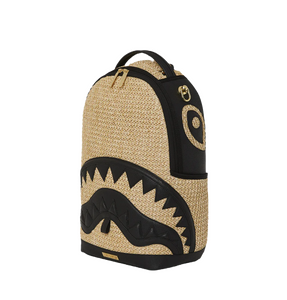 Zaino Shark In Raffia Beige Sprayground