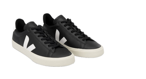 CAMPO LEATHER BLACK WHITE VEJA