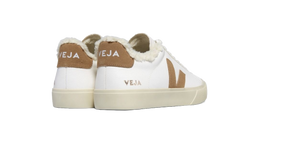 CAMPO FURED LEATHER WHITE DESERT VEJA