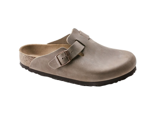 Birkenstock Boston Pelle oliata Tobacco Brown Donna