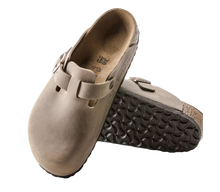 Carica l&#39;immagine nel visualizzatore di Gallery, Birkenstock Boston Pelle oliata Tobacco Brown Donna
