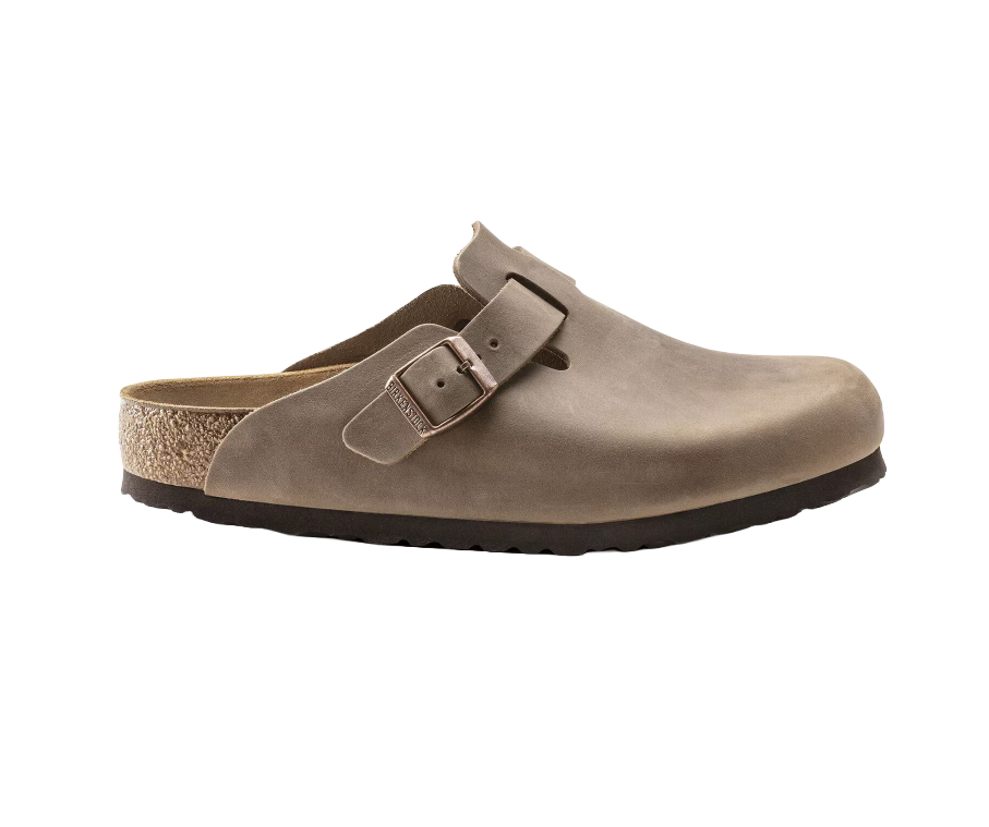 Birkenstock Boston Pelle oliata Tobacco Brown Donna